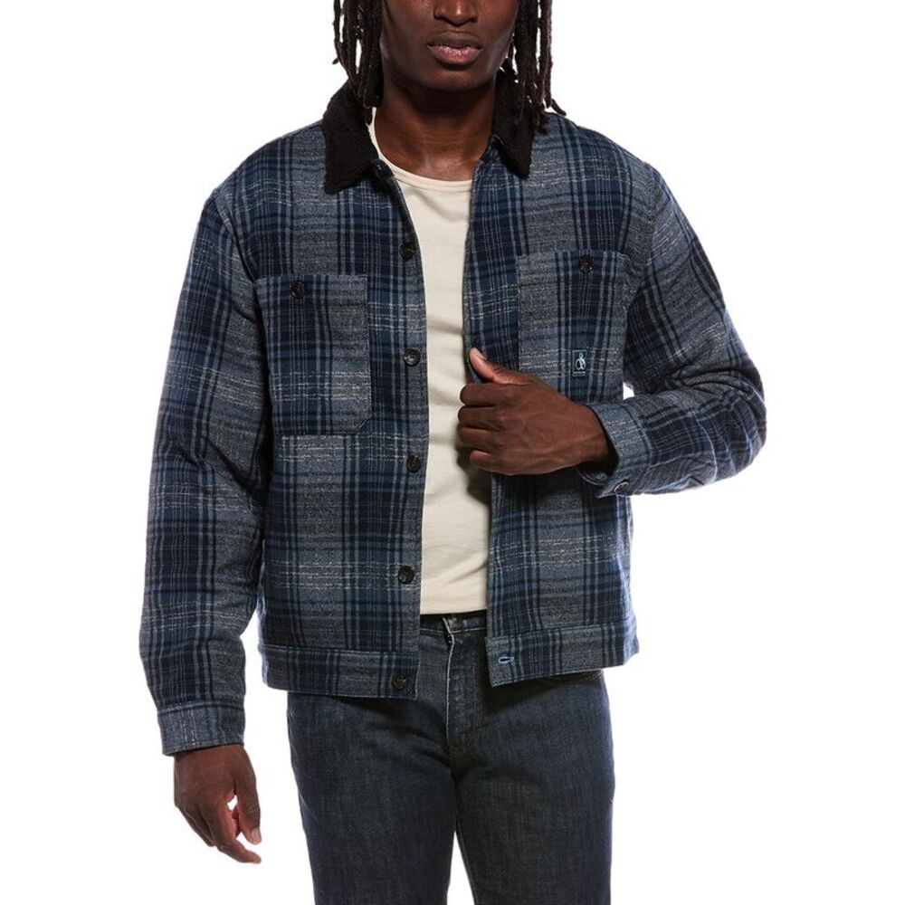 Scotch & Soda Mens  Trucker Jacket, Blue